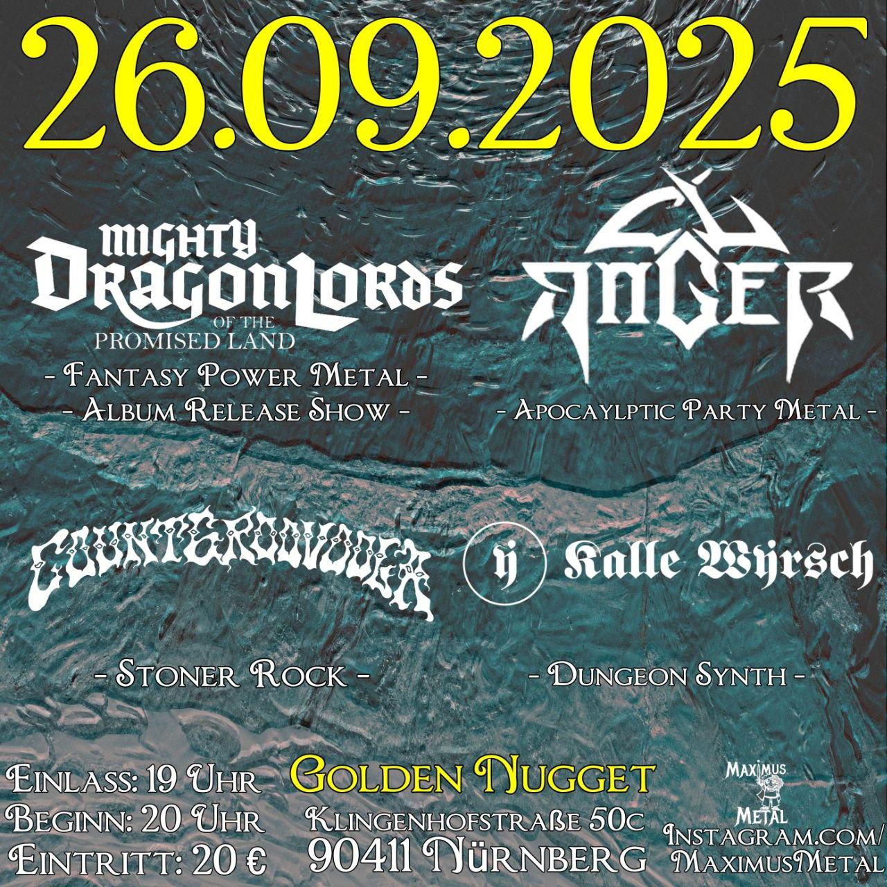 Flyer 10 Jahre Mighty Dragonlords Jubiläum