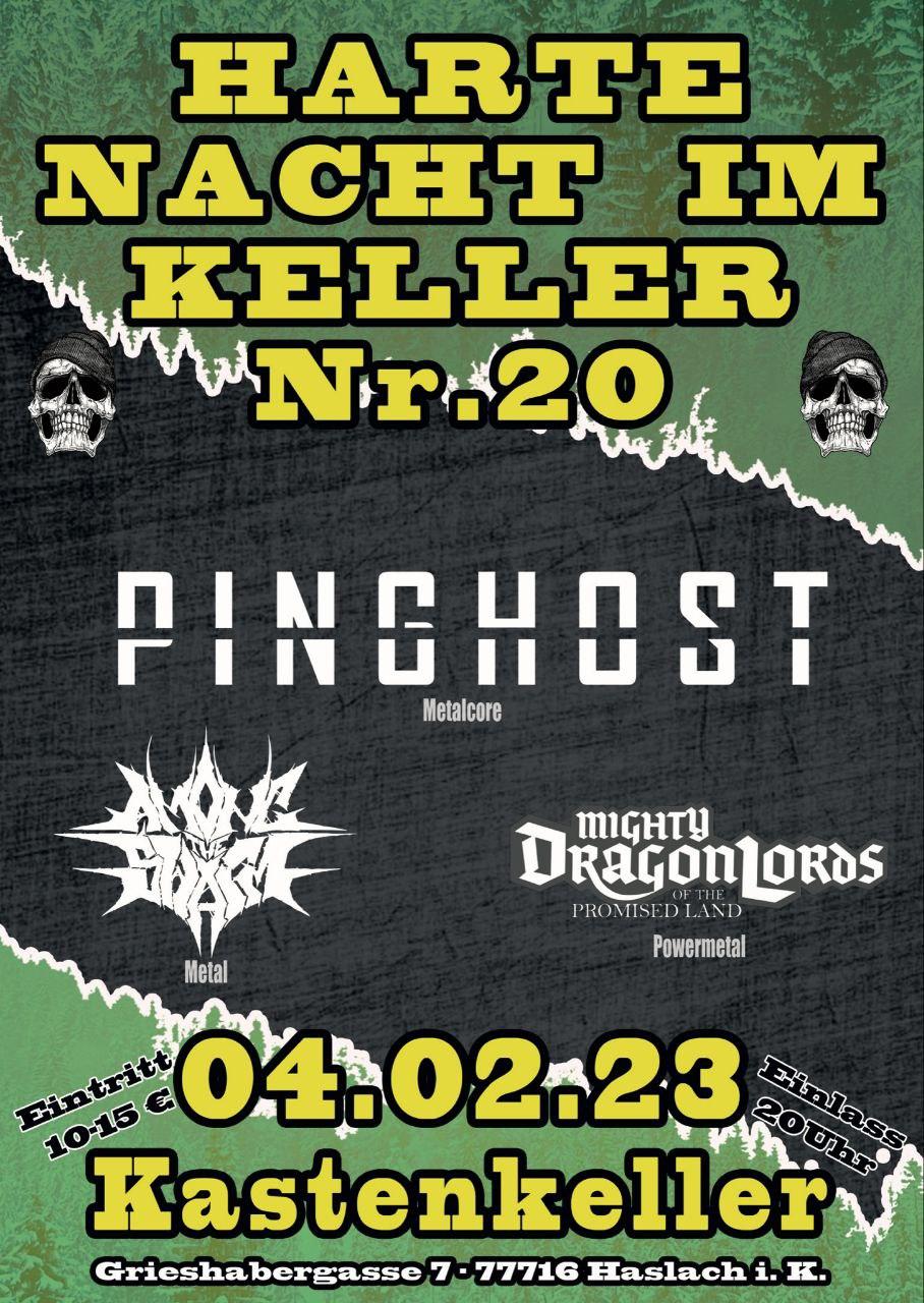 Flyer Harte Nacht im Keller #20