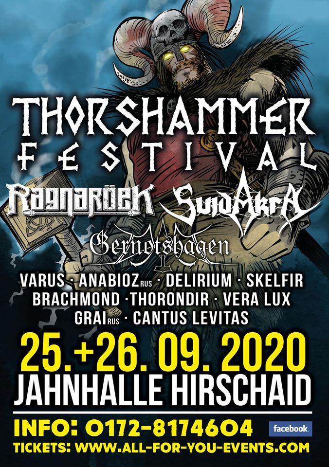 Flyer Thorshammer Festival 2021